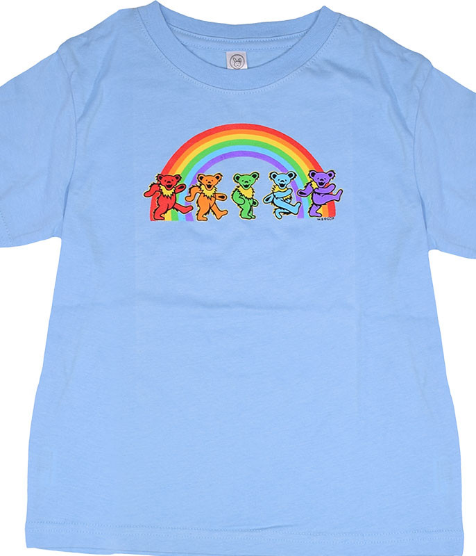 GD Rainbow Bears Blue Toddler T-Shirt Tee
