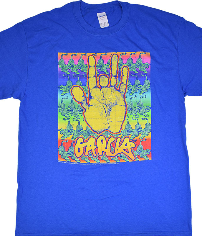 Jerry Garcia Blotter Blue T-Shirt Tee