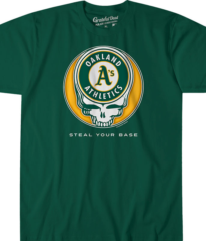 oakland a's skull shirt