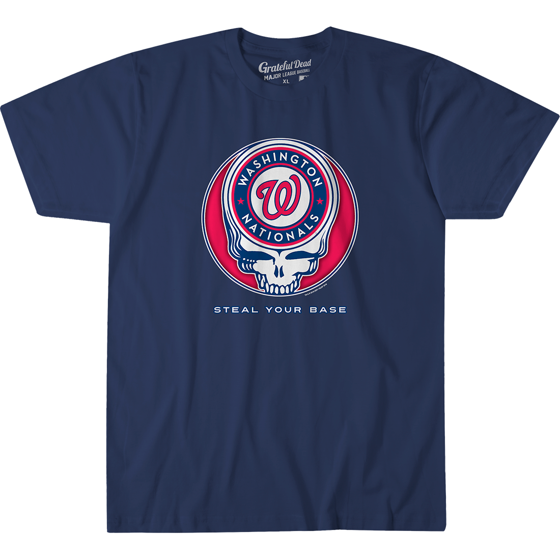 MLB Washington Nationals GD Steal Your Base Navy Athletic T-Shirt Tee ...