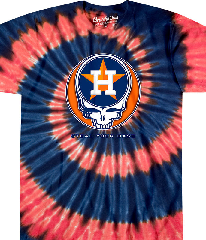 houston astros world series champions logo tie dye t shirt