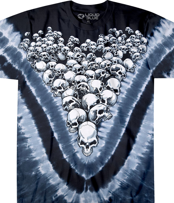 liquid blue skull t shirt travis scott