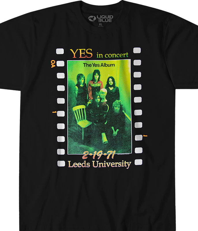 Live At Leeds Black Athletic T-Shirt Tee Liquid Blue