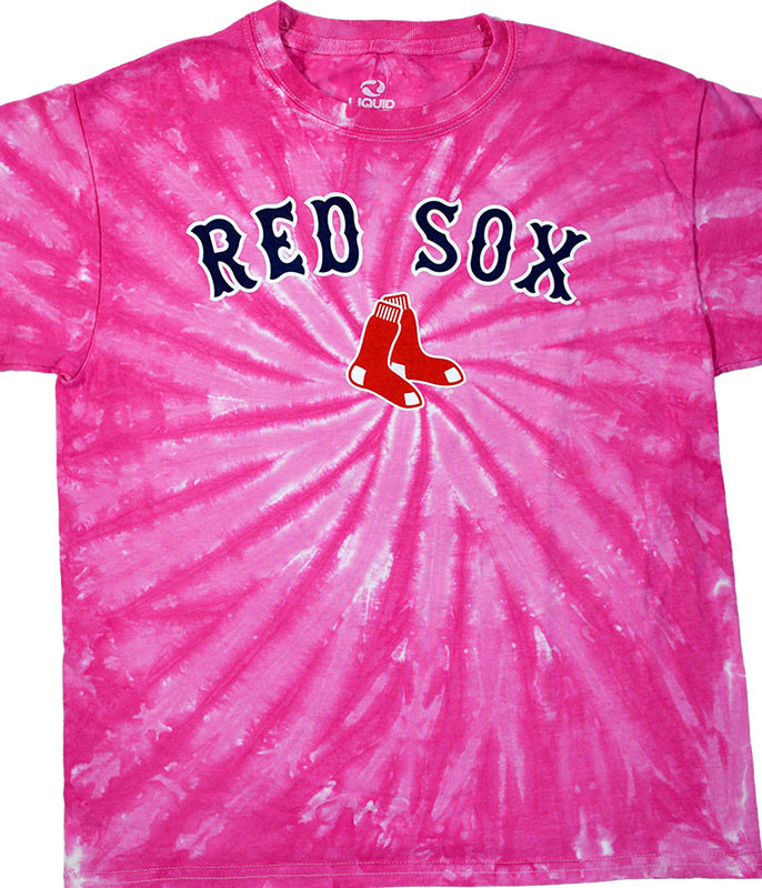 pink red sox shirt