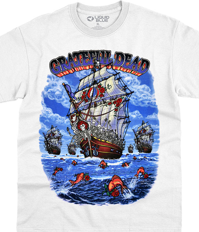 Ship of Fools White T-Shirt