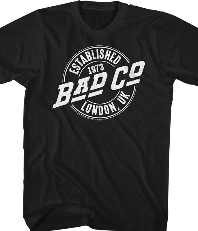 Bad Company Logo Black T-Shirt