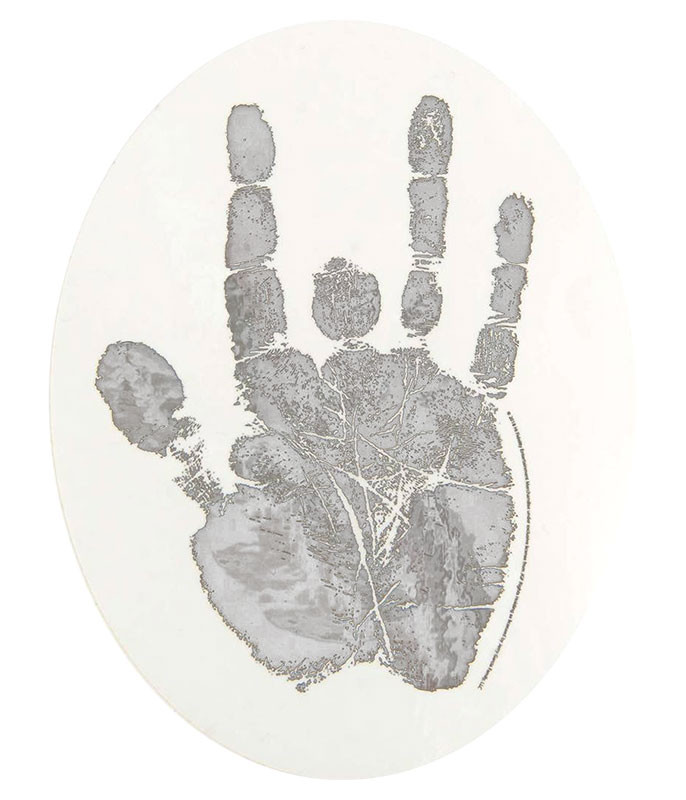Jerry Garcia Hand Silver Sticker