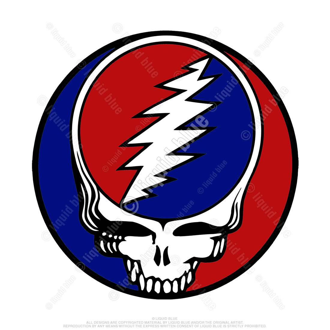 Steal Your Face 4 inch Mylar Sticker (FREE GIFT)