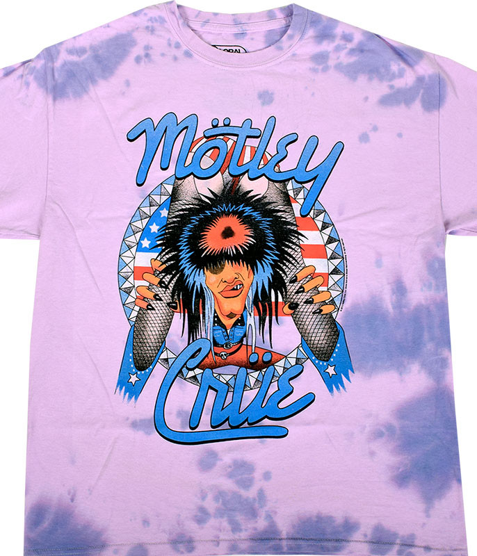 Motley Crue Americana Tie-Dye T-Shirt Tee