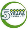 5 Years Domestic use Warranty