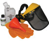 FREE Brushcutter Kit - 2 Stroke oil, mix bottle, protector, gloves.