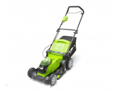 Greenworks GWG40LM41K2X 40v Cordless Lawn Mower with 2 x 2Ah Batteries & Charger