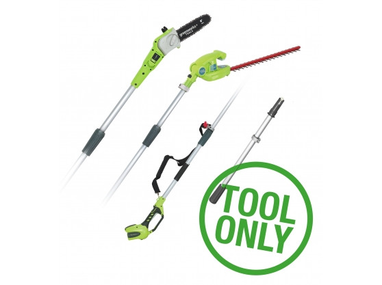 Greenworks telescopic on sale hedge trimmer