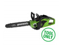 Greenworks GD40CS15 40V Brushless Chainsaw 35cm Cut (Tool Only)