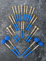 Lucian themed Steelband Mallet Package consists of 4 lead/tenor mallets, 3 Double Second mallets, 2 Guitar/Cello mallets, and 2 6Bass mallets. 