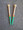 Rasta themed double second wood mallets