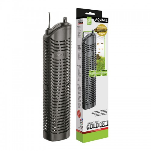 Aquael Comfort Zone 500w Glass Heater Gold Sydney Discus World