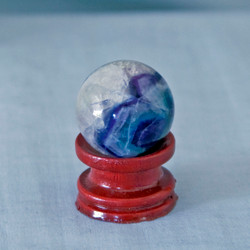 Fluorite is known to stabilize mental and emotional systems, increase the ability to concentrate and balance disorder.


Fluorite Sphere - Weight is .11 lbs or 1.76 oz., sphere is approx. 30 mm.  The Fluorite Sphere pictured is the one that you will be receiving upon purchase of this item.  Stand is not included.