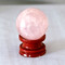 Rose Quartz is said to have a calming energy and to provide peacefulness and restore harmony.


Rose Quartz Sphere - Weight is .17 lbs or 2.72 oz., sphere is approx. 40 mm.  The Rose Quartz Sphere pictured is the one that you will be receiving upon purchase of this item.  Stand is not included.


