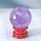 Amethyst is known for it's power, protection and healing energies.  Helps to calm emotions and promotes clarity.


Amethyst Sphere - Weight is .29 lbs or 4.64 oz., sphere is approx. 45 mm.  The Amethyst Sphere pictured is the one that you will be receiving upon purchase of this item.  Stand is not included.
