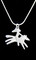 The Free Spirit shows in this sterling silver pendant of a Horse and Rider.  Comes with a 20 inch sterling silver snake chain.  Pendant is 1.25 inches long and 1.25 inches high.