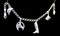 This Sterling Silver charm bracelet is perfect for any horse lover! Featuring riding helmet, horseshoe with horse head, cowboy boot, and saddle bag charms. Makes a great gift for any occasion! 