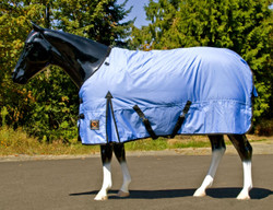 Fun, Fun, Fun new colors for Winter Turnout Blankets. - Outfit your horse in these new colors. These eye catching winter blanket stand out above the rest. This great blanket is constructed with a tough 600 ripstop denier that is, windproof, waterproof, and has a breathable outer shell. It is filled with a 240 gm fill and is fully lined with smooth 70 denier nylon. Other great features include:
• 600 denier waterproof, ripstop, windproof, breathable shell
• Seamless back design
• 240 gm warm fill
• Full 70 denier smooth nylon lining with ID label
• Double buckle open front design
• Extra deep cut sides with cross surcingles
• Removable elastic rear leg straps
• Reinforced shoulder gusset for unrestricted movement
• Tail protector & fleece withers protector
• Contrasting Black binding with logo patch

** Have a dog?  Order the matching Windhorse Dog Coat too!

 Made by Sleazy Sleepwear for Horses™ for The Universal Horse

Available in 10 sizes 68 - 84. 