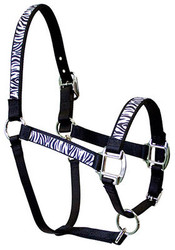 Design and function best describe our “Equine Elite” line of halters! Made with a highly durable, vibrantly colorful printed design on a polyester braid, then sewn onto 2 and 3 layers of accenting nylon.  The Red Haute Horse Equine Elite product line is made in the U.S.A.

NOTE: All Equine Elite Halters use Nickel Plated hardware for durability in all weather conditions and uses

 

Sizing
     
                    CROWN   CHEEK   NOSE   CHIN STRAP     JAW STRAP
MINI/FOAL     11-14"        4"         6.5"        4.5-7.5"          10.5" w/snap


PONY             14-17"       4.5"        8"            6-9"              13" w/snap


COB/SMALL    18-21"        7"         9.5"         8-11"             17" w/snap


AVERAGE       21-24"       7.5"        10"          9-12"             19" w/snap


LARGE           23-26"        8"          11"      9.75-12.75"        20" w/snap


DRAFT           25-28"       9.5"        14"         11-14"            21" w/snap
