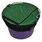 Green E-Z Access Bucket Tops have a super duper handy Velcro lined flap that easily opens for quick or repetitive access to the contents.  An extra Velcro strip holds the flap open and out of your way.  Made with 840 denier waterproof nylon , they are durable and functional.

E-Z Access Bucket Tops comes in 2 sizes.  They fit any shape bucket within their respective sizes.

Available in either Black, Blue or Green.

Small (8 Quart)  or  Large (5 Gallon)