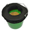 The Water-n-Hole Slosh-Proof Bucket Rim allows your horse to drink anytime they want, even while trailing down the road.  This slosh-proof bucket top has a soft, stretchy rim that allows room to drink down to the bottom of the bucket.  Soft sides cushion their face if the trailer moves while they are drinking.  The Water-n-Hole bucket top is nice for messy eaters too!  No more spilled feed on the ground!  Ideal for feeding or watering on the trail or at the show.


The Water-n-Hole Bucket Top comes in 2 sizes.  They fit any shape bucket within their respective sizes.

Available Sizes: Small (8 Quart)  or  Large (5 Gallon)

Available in Black only.