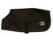 Black Windhorse Dog Coats are the perfect way to keep your dog warm and dry. These coats are constructed with a premium quality medium denier waterproof, windproof, and breathable polyester canvas outer shell. The lining is made with a soft poly 70 denier lining. They feature a seamless back design and contoured fit.  Application is simple and secure using a wide velcro closure in front with generous adjustability, and an elastic belly strap with an adjustable slide  and velcro closure.  With 6 sizes to choose from, you will be sure to find the right one for your favorite Dog.

Sizes XXS - MED allows the use of a harness with a "Button Hole" design.

For added safety, these coats feature a reflective stitching sewn into the black binding.  An embroidered Windhorse logo patch is on the left hind leg panel.