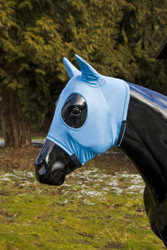 This special design from Sleazy Sleepwear for Horses extends over your horses ears to keep out annoying biting insects.  It is made of nylon spandex and is available in 13 solid colors.  Available in 5 sizes.