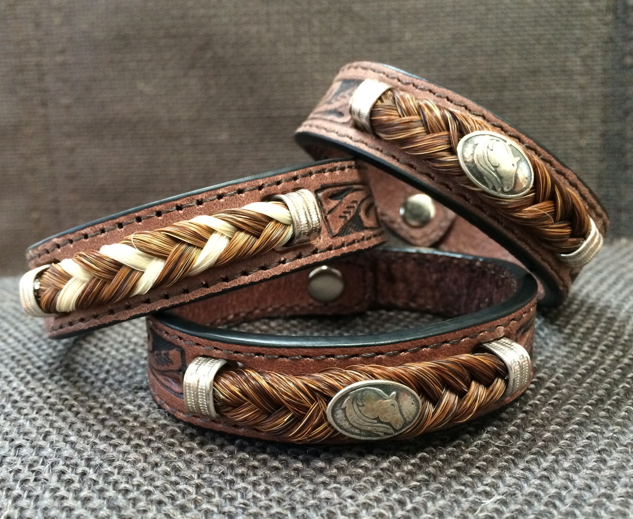 Leather Horsehair Bracelet
