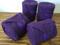 Purple Polo Wraps made with durable Polar Fleece to conform to your horses legs during work. 

Measure 5" wide and 8.2' in length.  Set of 4 bandages