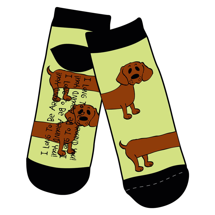 Dachshund sale slipper socks