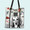 Dachshund Shopping Tote Bag Front View