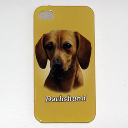 Red Dachshund iphone Cover