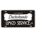 I Luv Spoiled Rotten Dachshunds Limo Service License Plate