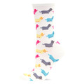 Multi Color Dachshund Socks