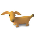 this banana dachshund figurine is a unique dachshund gift