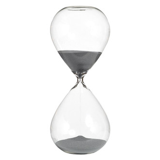 Large Silver Hourglass