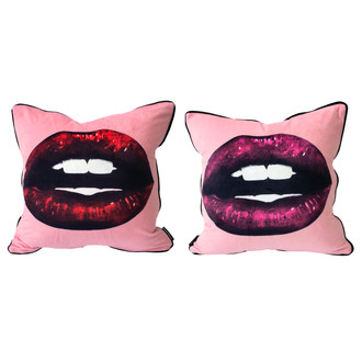 Pillow Double Sided Lips Pink/Red & Pink Fuchsia