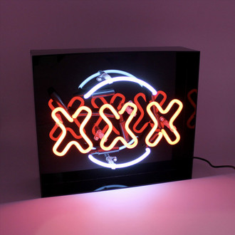 Neon Light Box XXX