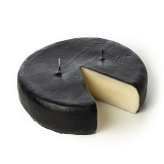 Candle Cheddar Cheese in Black Wax