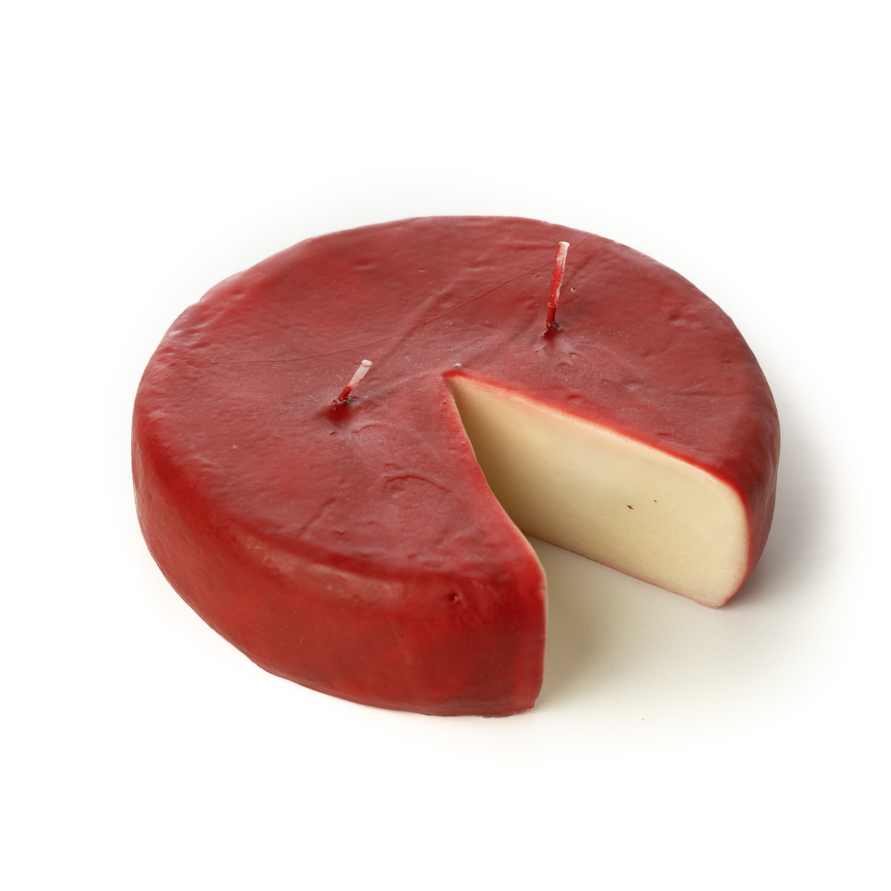 Candle Gouda Cheese In Red Wax Maison 24