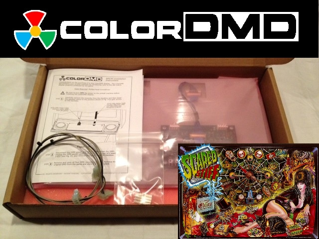 ColorDMD Replacement Display for Scared Stiff Pinball Machine