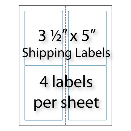 Shipping Labels 3-1/2