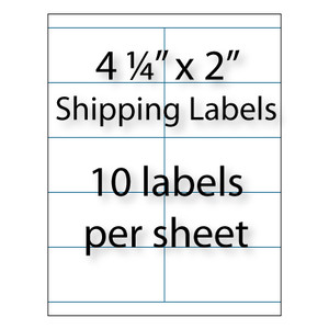 wholesale 4 25 quot x 2 quot blank shipping labels avery 5352 avery shipping labels template