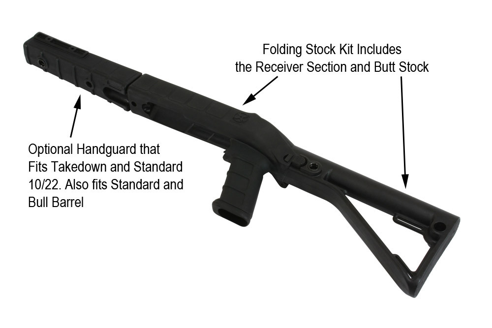 AGP Arms 10/22 Folding Stock Kit Gen2 - AGP Arms, Inc.