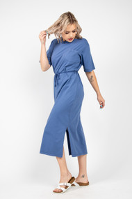 Minimum Philine Midi Dress in True Navy